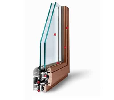 infissi alluminio legno 90tt