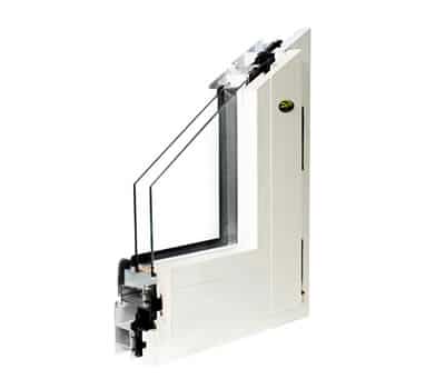 infissi alluminio legno trial 90
